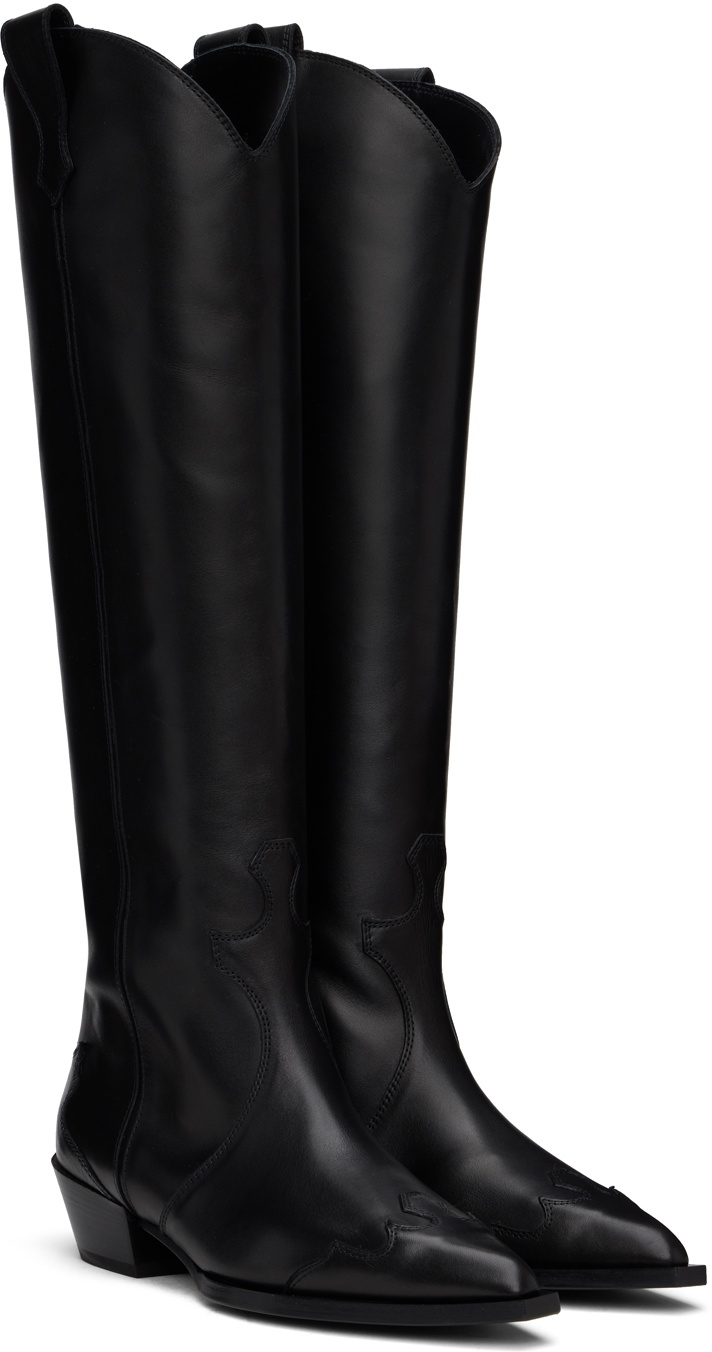 Aeyde Black Aruna Tall Boots Aeyde