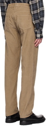 Officine Générale Taupe James Trousers