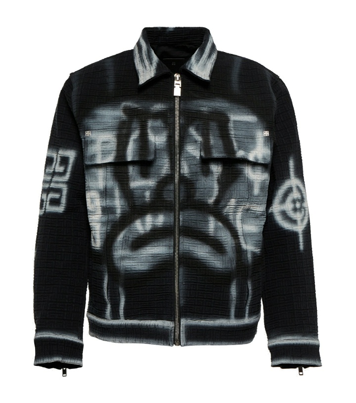 Photo: Givenchy - x Chito tag-effect 4G denim jacket