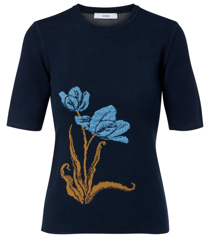 Photo: Erdem Floral jacquard sweater