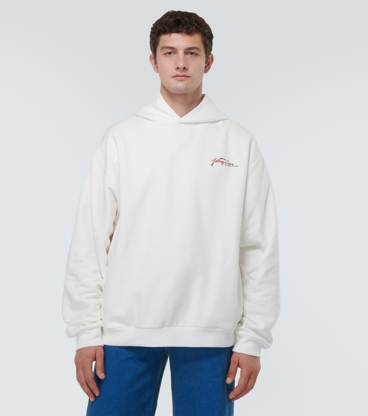 【MARNI】 Printed cotton jersey hoodie Marni Printed cotton jersey hoodie Marni
