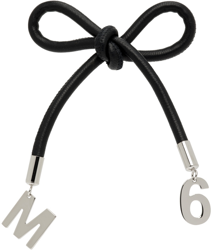 Photo: MM6 Maison Margiela Black Ballet Knot Single Earring