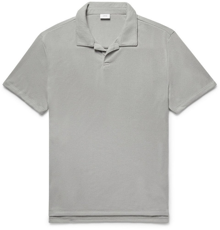 Photo: Onia - Shaun Slim-Fit Loopback Jersey Polo Shirt - Men - Gray