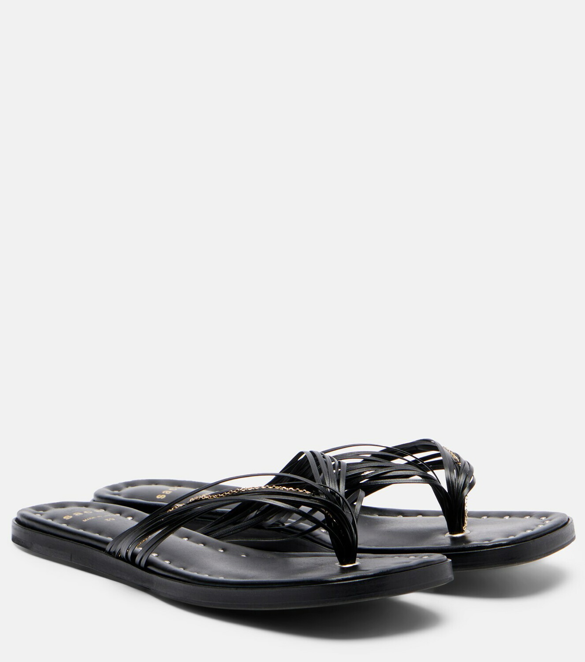 Sacai Leather thong sandals