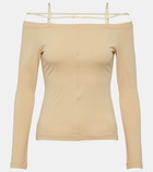 Jacquemus Le T-Shirt Sierra cotton-blend top