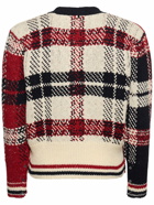 THOM BROWNE - Fun Mix Tartan Jacquard Wool Cardigan