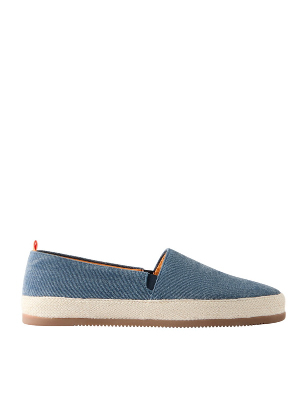 Photo: Mulo - Linen Espadrilles - Blue