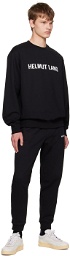 Helmut Lang Black Printed Sweatshirt