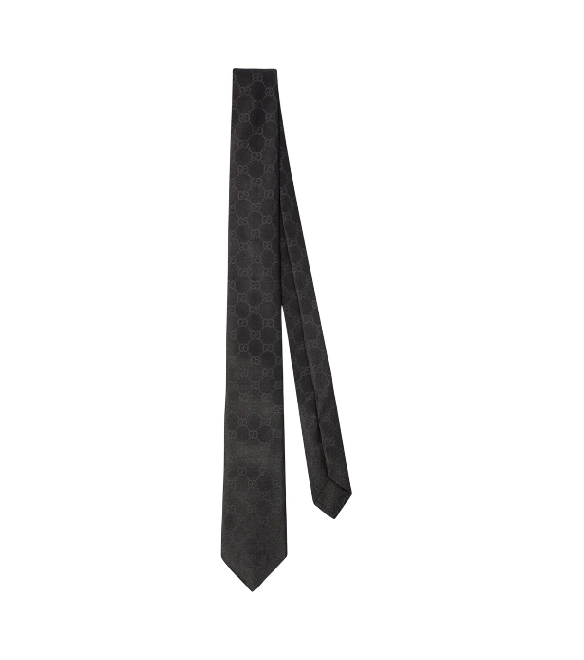 Gucci Black Silk Tiger Tie Gucci