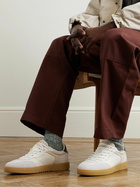 Axel Arigato - Dice T-Toe Suede-Trimmed Leather Sneakers - White