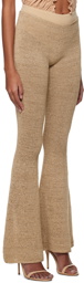 Magda Butrym Beige Flared Trousers