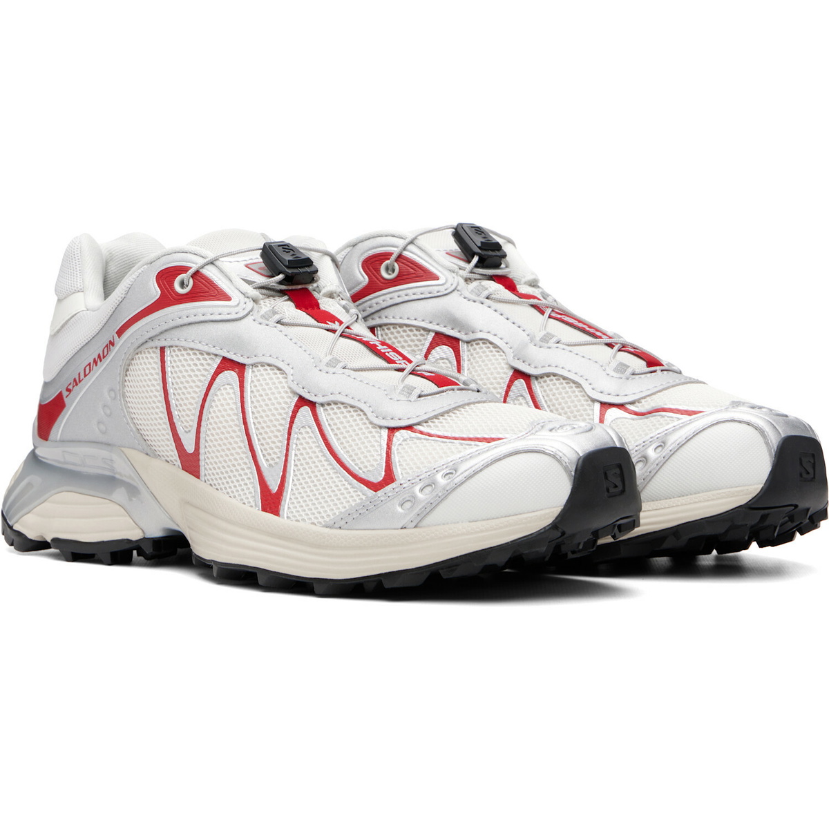 Salomon Off-White & Silver XT-Whisper Sneakers