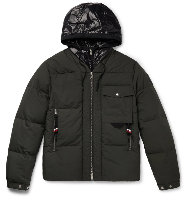 Photo: Moncler Genius - 2 Moncler 1952 Nylon and Quilted Shell Down Hooded Jacket - Green