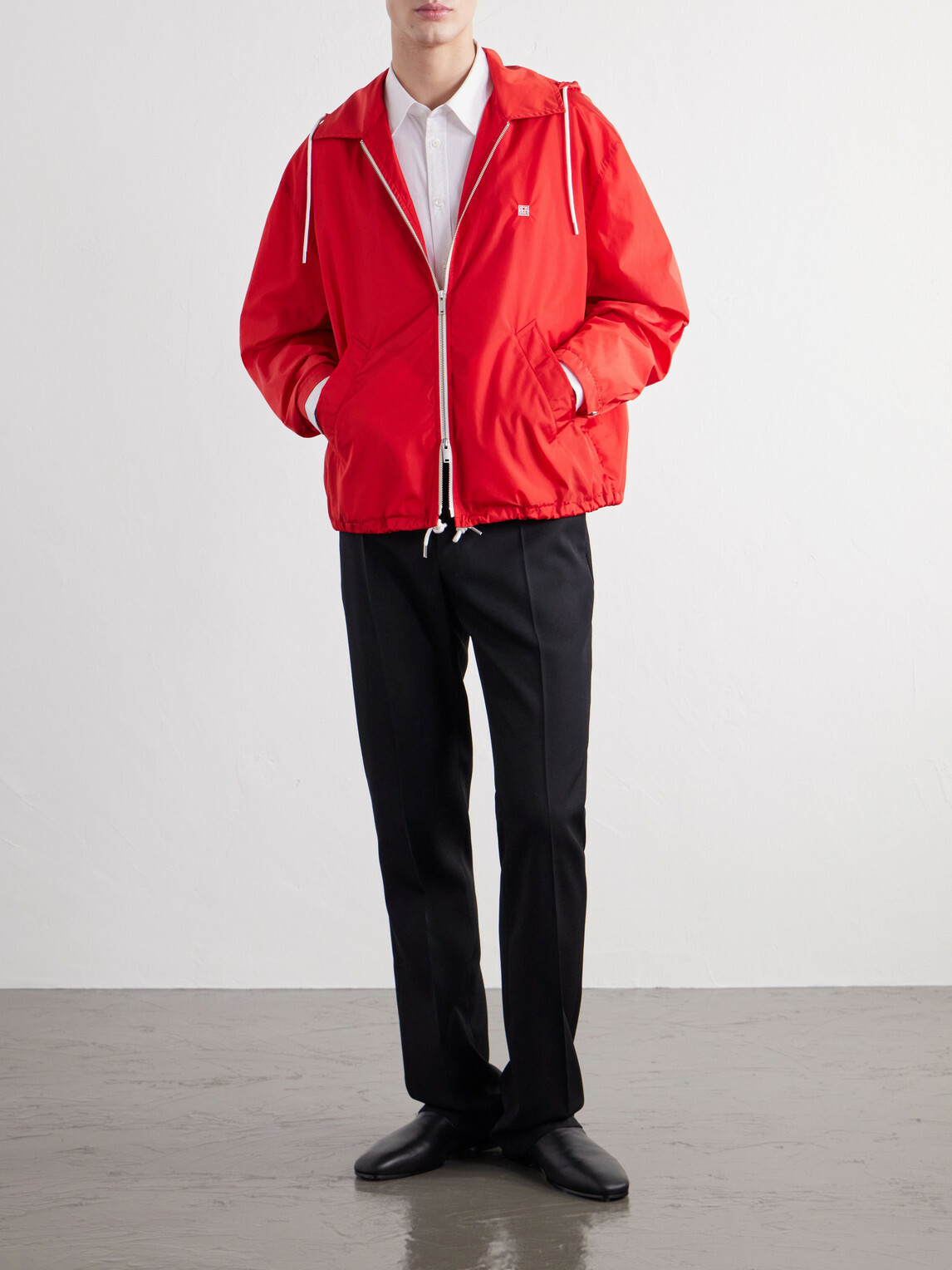 TOTEME - Shell Hooded Jacket - Red