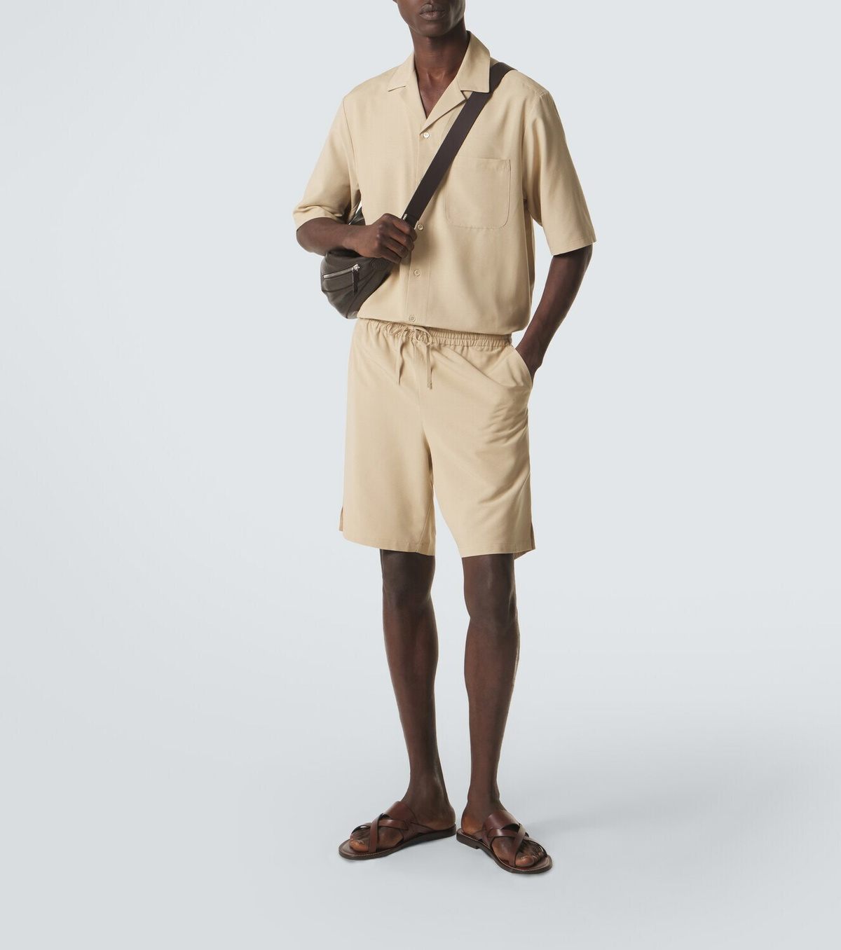 Le Kasha Betul silk shorts