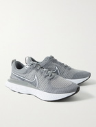 Nike Running - React Infinity Run 2 Flyknit Running Sneakers - Gray