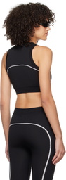 Off-White Black Seamless Sport Bra