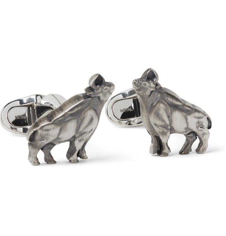 Photo: Montblanc - Year of the Ox Sterling Silver Cufflinks - Silver