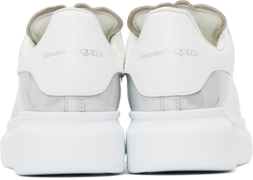 alexander mcqueen silver sneakers