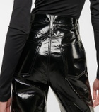 Agolde - 90s Pinch Waist leather-blend pants