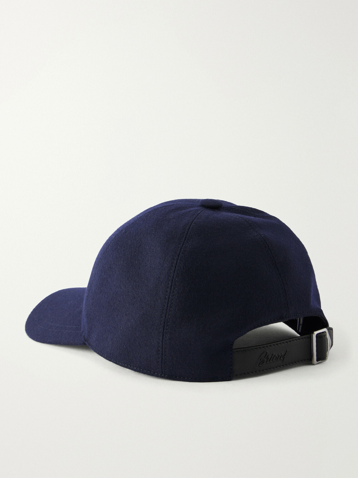 Brioni - Logo-Embroidered Cashmere-Blend Baseball Cap - Blue