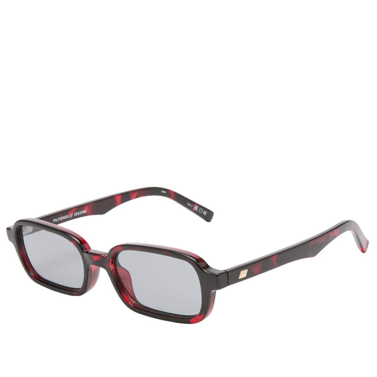 Le Specs Pilferer Sunglasses in Cherry Tort/Smoke Tint 