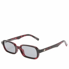 Le Specs Pilferer Sunglasses in Cherry Tort/Smoke Tint 