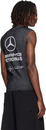 Y-3 Black & Gray Mercedes-AMG F1 Edition Engineered Tank Top