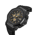 JBW Saxon GMT Quartz Black Dial Unisex Watch JB-6101L-S
