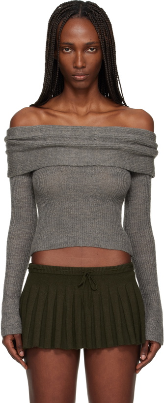 Photo: GUIZIO Gray Marlowe Top