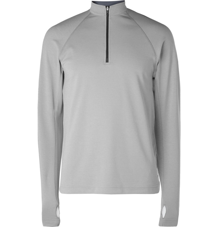 Photo: Reigning Champ - DeltaPeak Trail Half-Zip Top - Gray