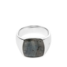 Tom Wood Men's Cushion Ring in 925 Sterling Silver