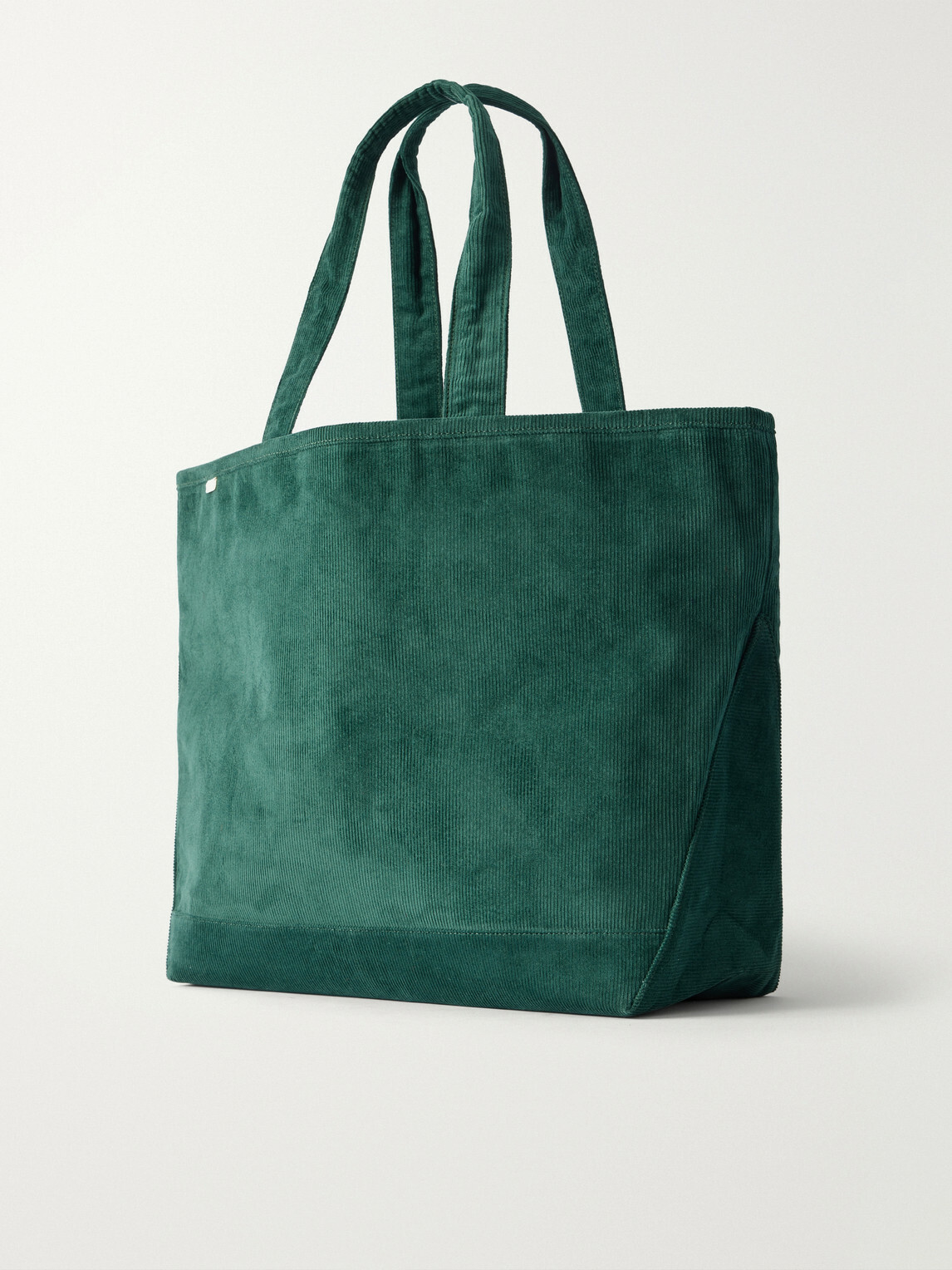 Aimé Leon Dore - Logo-Embroidered Cotton-Corduroy Tote - Green