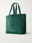 Aimé Leon Dore - Logo-Embroidered Cotton-Corduroy Tote - Green