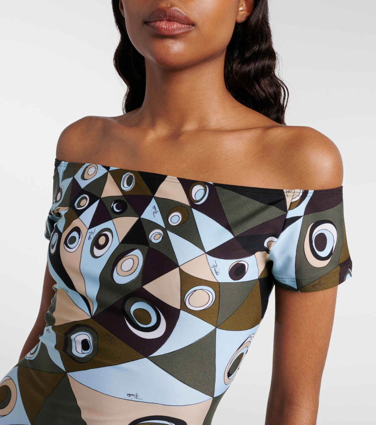 Pucci Occhi off-shoulder jumpsuit