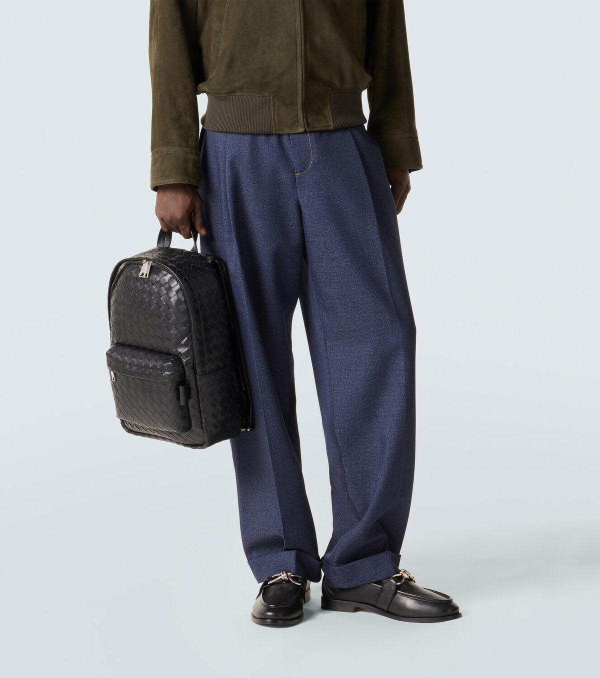 Bottega Veneta Intrecciato Small leather backpack