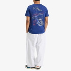 Air Jordan Rair Air AJ3 T-Shirt in Deep Royal/Sail