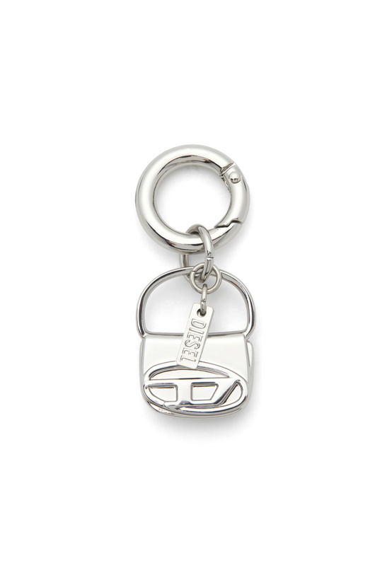 Photo: Diesel Metal charm with mini 1DR charm - Charms and Keyrings Womens in Silver