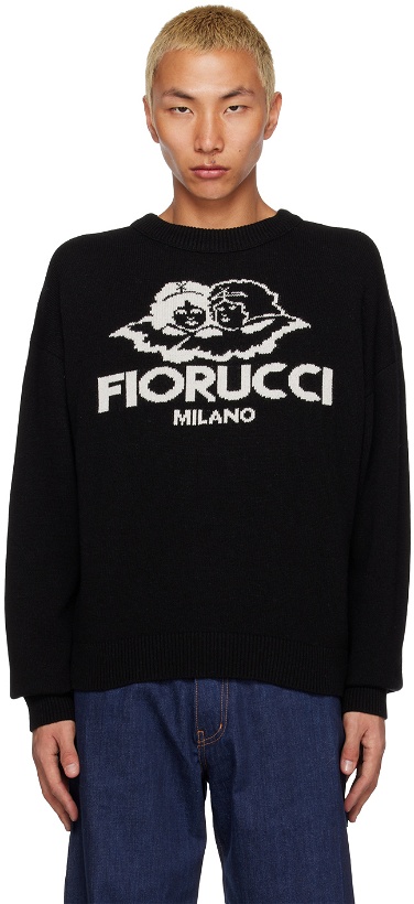 Photo: Fiorucci Black Milan Angels Sweater