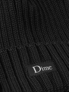 DIME - Classic Logo-Appliquéd Ribbed Wool-Blend Beanie