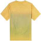 Acne Studios Enrik Grateful Sun Oversized Face T-Shirt in Yellow
