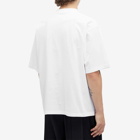 Marni Men's Wrinkled Logo T-Shirt in Lily White