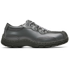 Dr. Martens Gray Aurix Satin Finish Leather 5I Sneakers