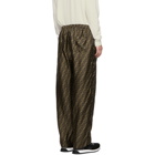 Fendi Brown Silk Forever Fendi Trousers