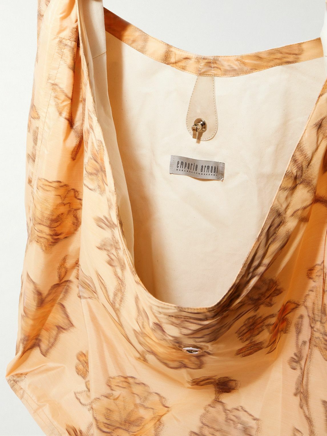 Our Legacy - Emporio Armani Goccia Floral-Print Faille Tote
