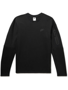 Nike - Sportswear Cotton-Blend Tech Fleece Sweatshirt - Black