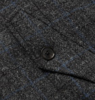Baracuta - G9 Checked Virgin Wool-Tweed Harrington Jacket - Gray