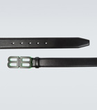 Balenciaga - BB Hourglass Large leather belt