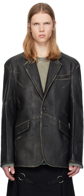 Photo: Andersson Bell Black Hyde Leather Jacket