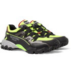 Valentino - Valentino Garavani Climbers Mesh, Leather and Rubber Sneakers - Yellow